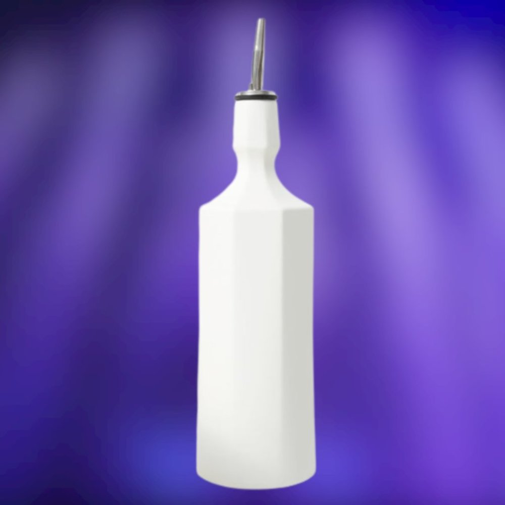 The Bright Angle Elixir Olive Oil Bottle - White